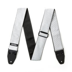 Dunlop D67-12 Jacquard Cube Hatch Light Grey Guitar Strap